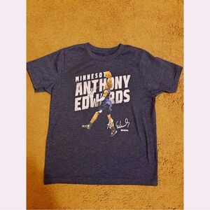 Anthony Edward’s Kids Minnesota Timberwolves Graphic Tee - Blue